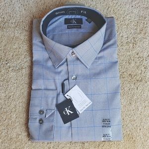 Men's Slim Fit Calvin Klein Dress Shirt